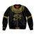 Eyes Of Horus Sleeve Zip Bomber Jacket Egyptian Art