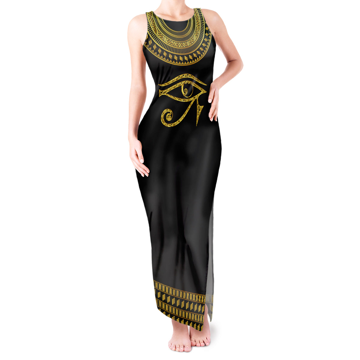 Eyes Of Horus Tank Maxi Dress Egyptian Art