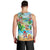 Guam Christmas Men Tank Top Santa Claus Beach and Wave - Wonder Print Shop