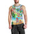 Guam Christmas Men Tank Top Santa Claus Beach and Wave - Wonder Print Shop