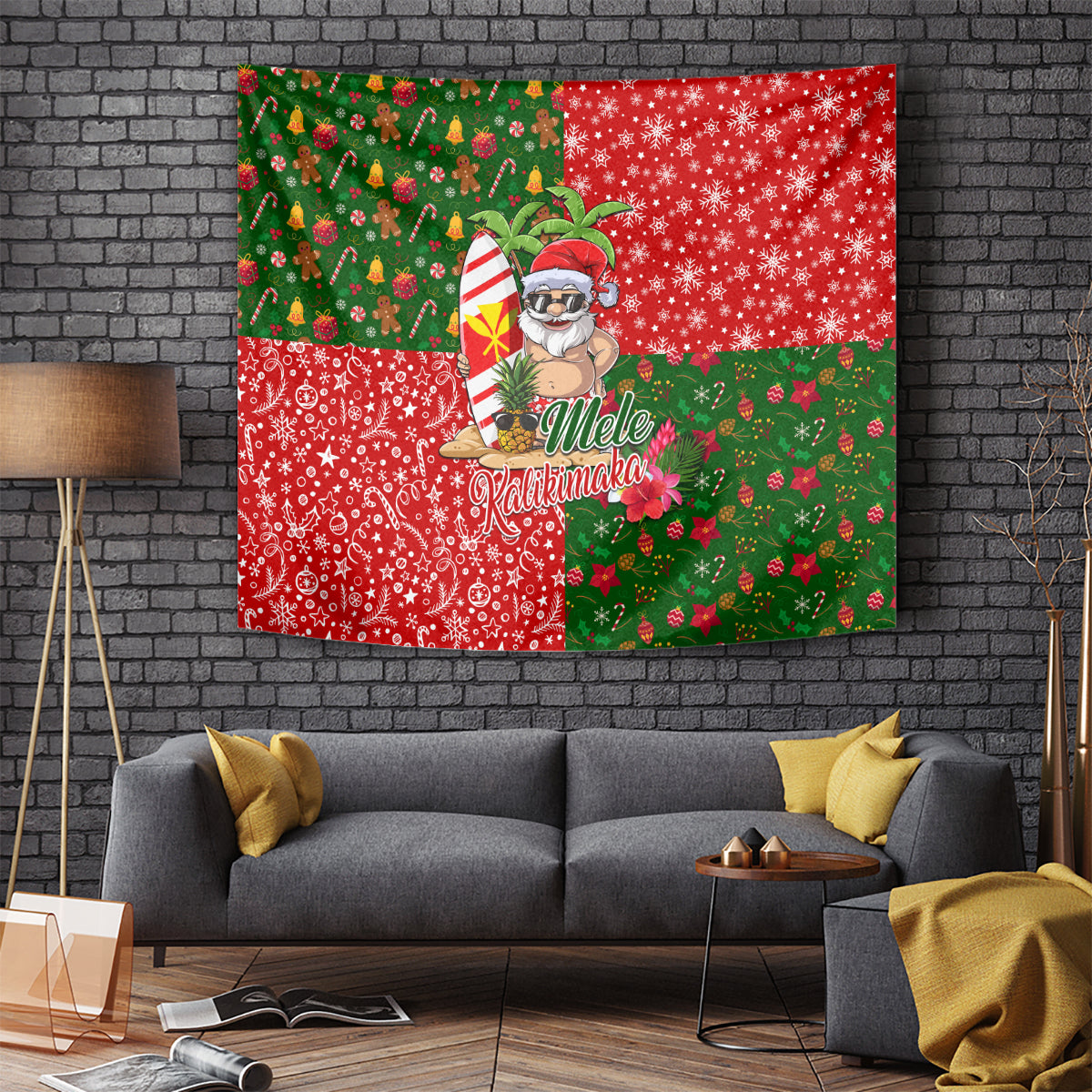 hawaii-christmas-tapestry-mele-kalikimaka-kanaka-maoli