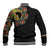 Personalized Sleeve African Pattern Baseball Jacket Multi-Colored - Wonder Print Shop