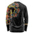 Personalized Sleeve African Pattern Long Sleeve Shirt Multi-Colored