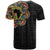 Personalized Sleeve African Pattern T Shirt Multi-Colored