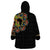 Personalized Sleeve African Pattern Wearable Blanket Hoodie Multi-Colored