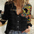 Personalized Sleeve African Pattern Women Casual Shirt Multi-Colored