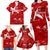 Personalized Switzerland Football 2024 Family Matching Long Sleeve Bodycon Dress and Hawaiian Shirt Trophy Wing Style - Wonder Print Shop