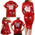 Personalized Switzerland Football 2024 Family Matching Long Sleeve Bodycon Dress and Hawaiian Shirt Trophy Wing Style - Wonder Print Shop