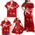 Personalized Switzerland Football 2024 Family Matching Off Shoulder Maxi Dress and Hawaiian Shirt Trophy Wing Style - Wonder Print Shop