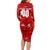 Personalized Switzerland Football 2024 Long Sleeve Bodycon Dress Trophy Wing Style - Wonder Print Shop