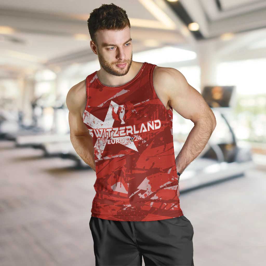 Personalized Switzerland Football 2024 Men Tank Top Trophy Wing Style - Wonder Print Shop