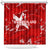 Switzerland Football 2024 Shower Curtain Trophy Wing Style