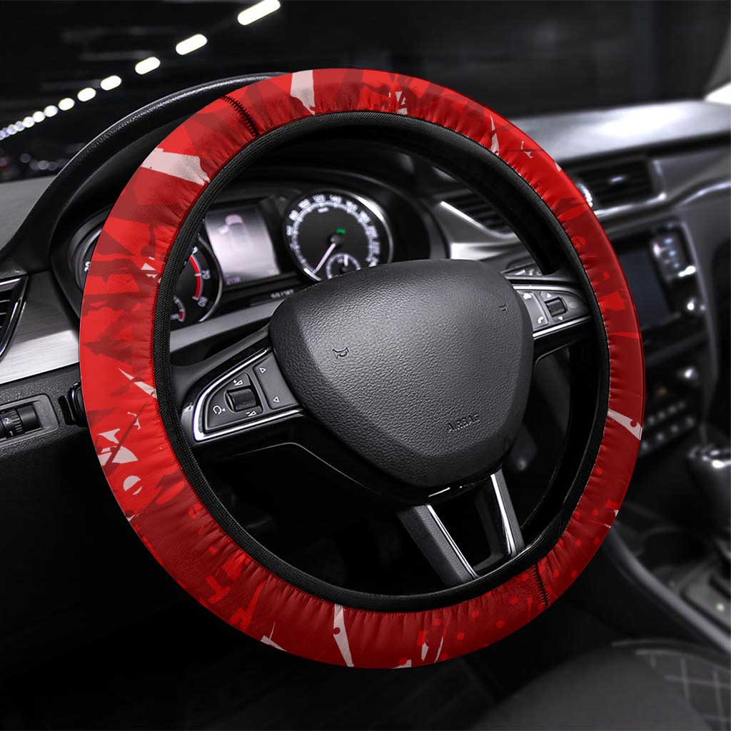 Switzerland Football 2024 Steering Wheel Cover Trophy Wing Style