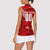 Personalized Switzerland Football 2024 Women Sleeveless Polo Shirt Trophy Wing Style