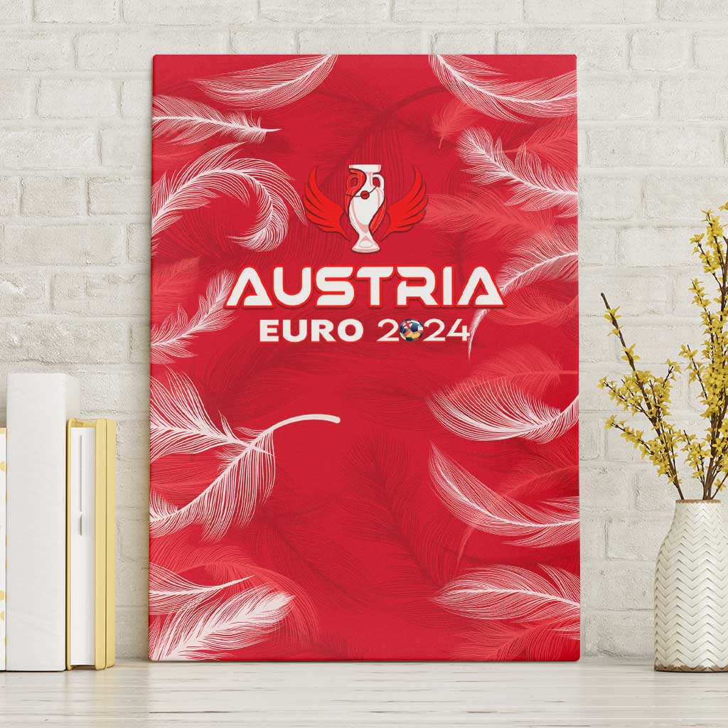 Austria Football 2024 Canvas Wall Art Trophy Wing Style - Wonder Print Shop