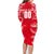 Personalized Austria Football 2024 Family Matching Long Sleeve Bodycon Dress and Hawaiian Shirt Trophy Wing Style - Wonder Print Shop