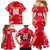 Personalized Austria Football 2024 Family Matching Mermaid Dress and Hawaiian Shirt Trophy Wing Style - Wonder Print Shop