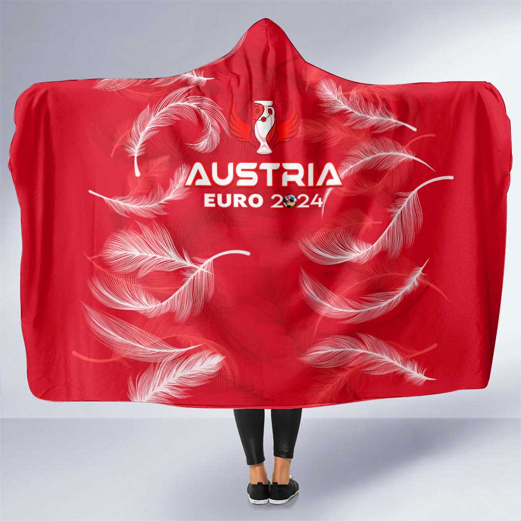 Austria Football 2024 Hooded Blanket Trophy Wing Style