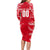 Personalized Austria Football 2024 Long Sleeve Bodycon Dress Trophy Wing Style - Wonder Print Shop