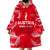 Personalized Austria Football 2024 Wearable Blanket Hoodie Trophy Wing Style - Wonder Print Shop