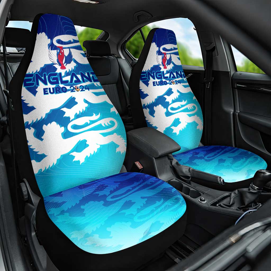 England Football 2024 Car Seat Cover Trophy Wing Style - Wonder Print Shop