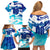 Personalized England Football 2024 Family Matching Off Shoulder Short Dress and Hawaiian Shirt Trophy Wing Style - Wonder Print Shop