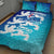 England Football 2024 Quilt Bed Set Trophy Wing Style