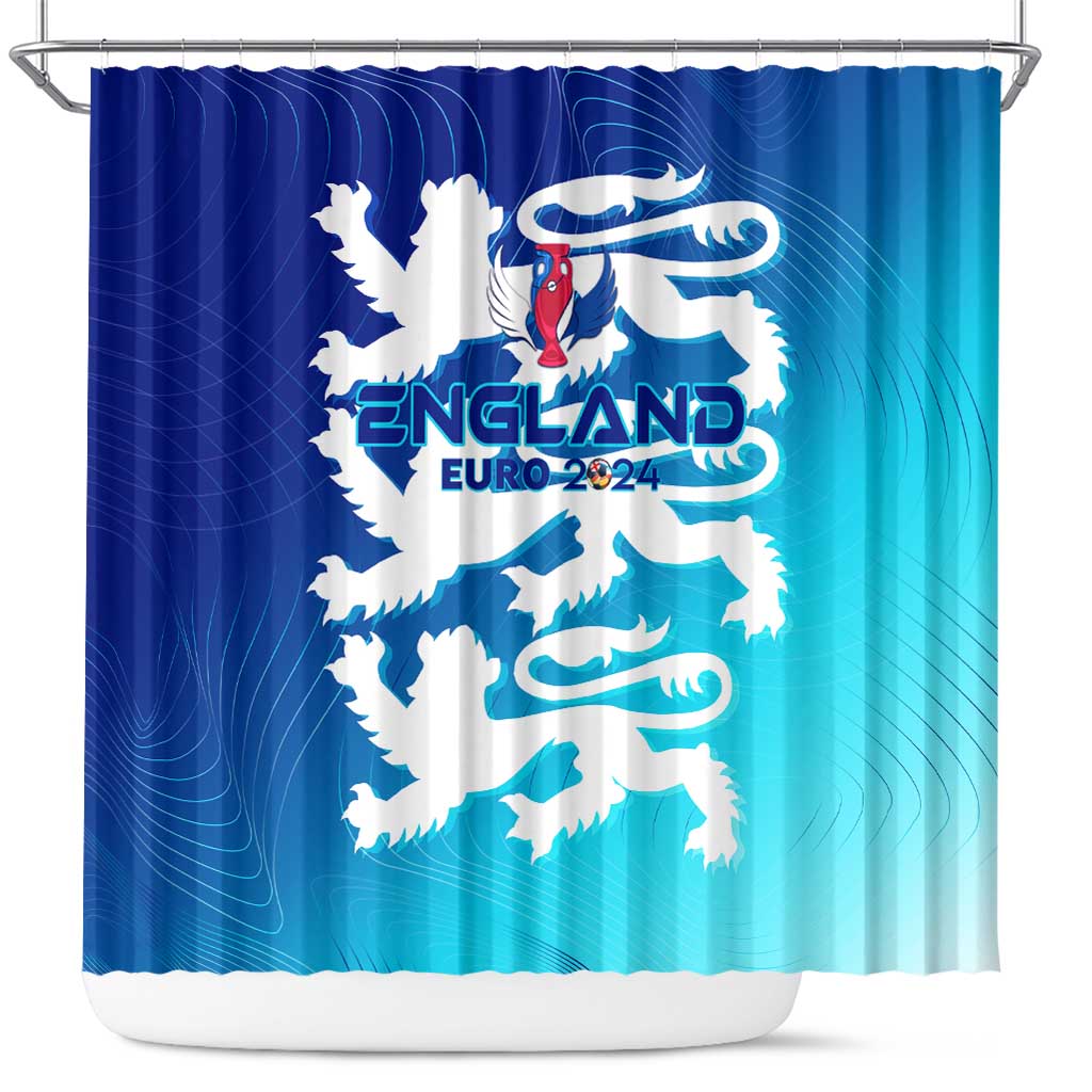 England Football 2024 Shower Curtain Trophy Wing Style