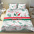 Hungary Football 2024 Bedding Set Trophy Wing Style - Wonder Print Shop