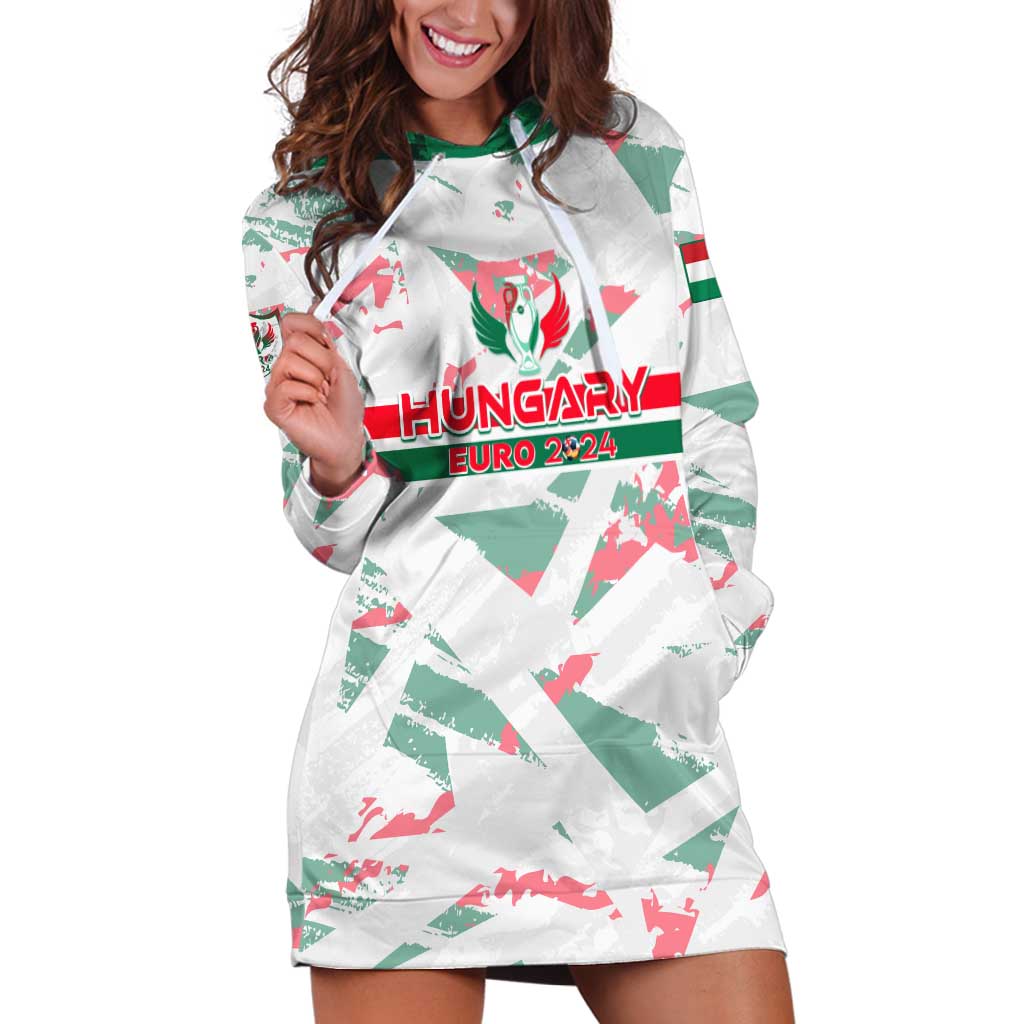 Personalized Hungary Football 2024 Hoodie Dress Trophy Wing Style - Wonder Print Shop