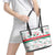 Hungary Football 2024 Leather Tote Bag Trophy Wing Style - Wonder Print Shop