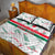 Hungary Football 2024 Quilt Bed Set Trophy Wing Style - Wonder Print Shop