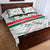 Hungary Football 2024 Quilt Bed Set Trophy Wing Style - Wonder Print Shop