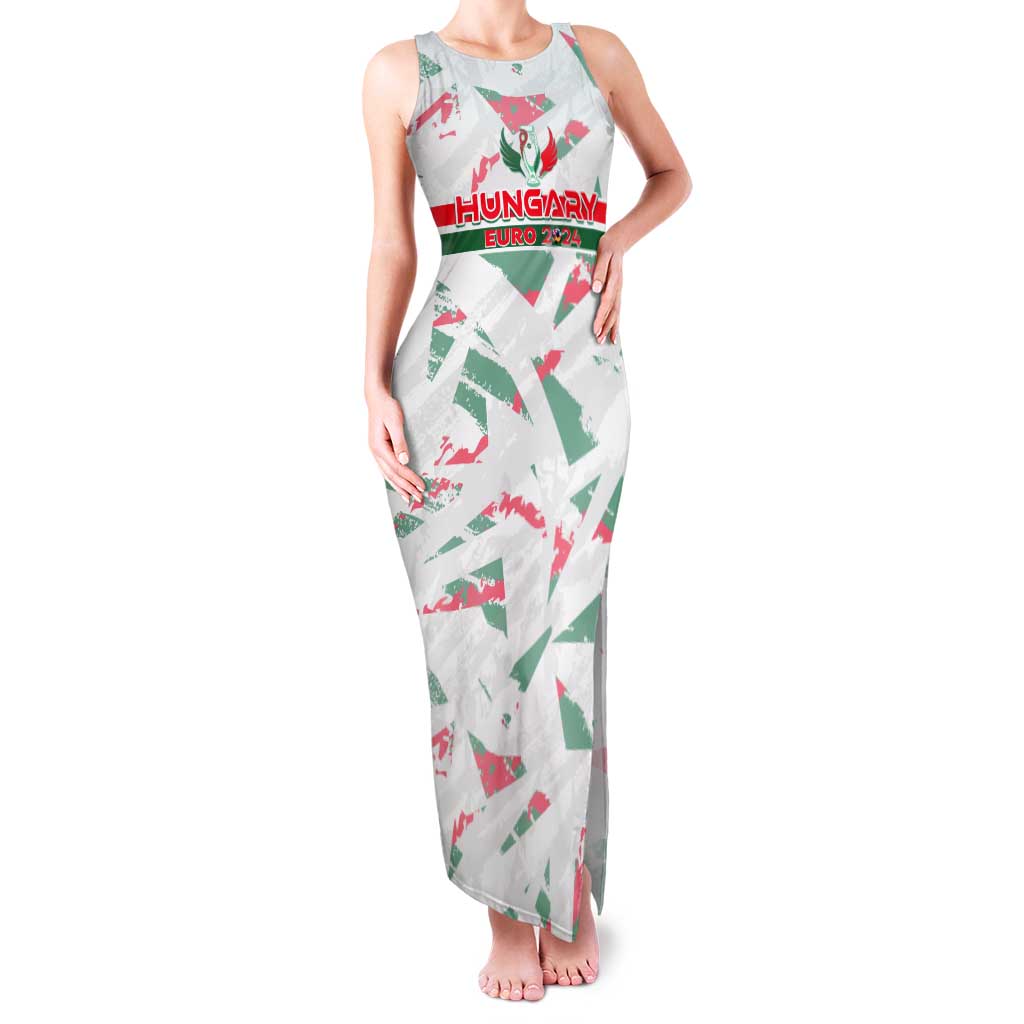 Personalized Hungary Football 2024 Tank Maxi Dress Trophy Wing Style - Wonder Print Shop