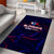 Slovakia Football 2024 Area Rug Trophy Wing Style - Wonder Print Shop