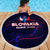 Slovakia Football 2024 Beach Blanket Trophy Wing Style - Wonder Print Shop