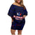 Personalized Slovakia Football 2024 Family Matching Off Shoulder Short Dress and Hawaiian Shirt Trophy Wing Style - Wonder Print Shop