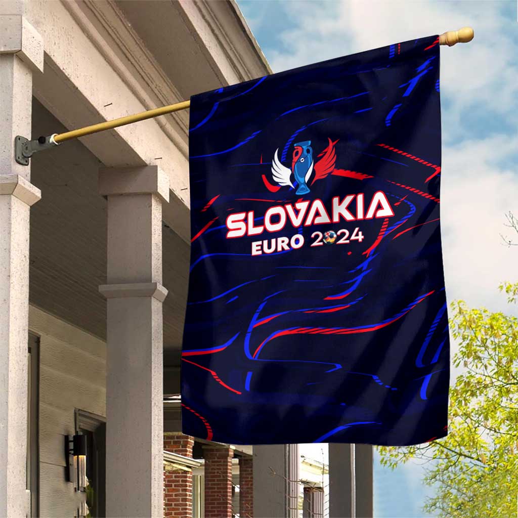 Slovakia Football 2024 Garden Flag Trophy Wing Style - Wonder Print Shop