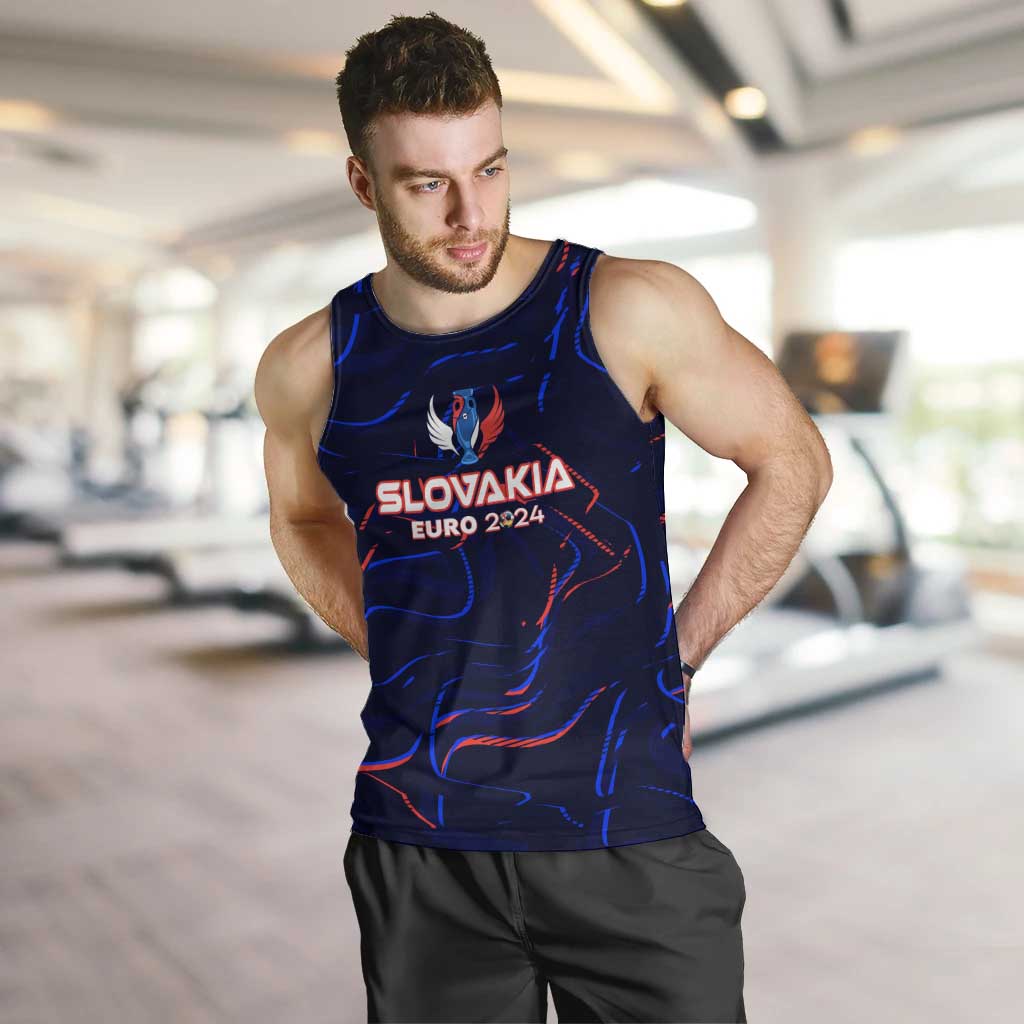 Personalized Slovakia Football 2024 Men Tank Top Trophy Wing Style - Wonder Print Shop