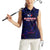 Personalized Slovakia Football 2024 Women Sleeveless Polo Shirt Trophy Wing Style - Wonder Print Shop