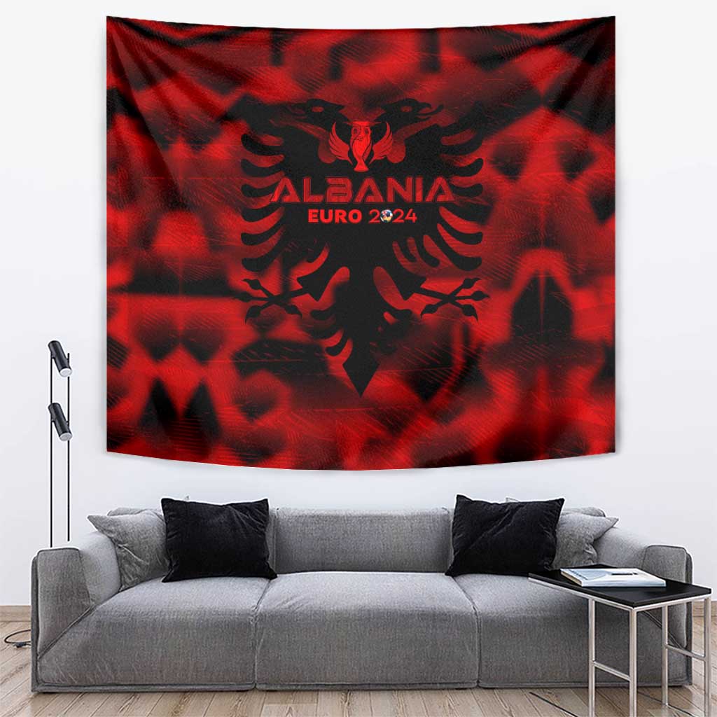 Albania Football 2024 Tapestry Trophy Wing Style - Wonder Print Shop