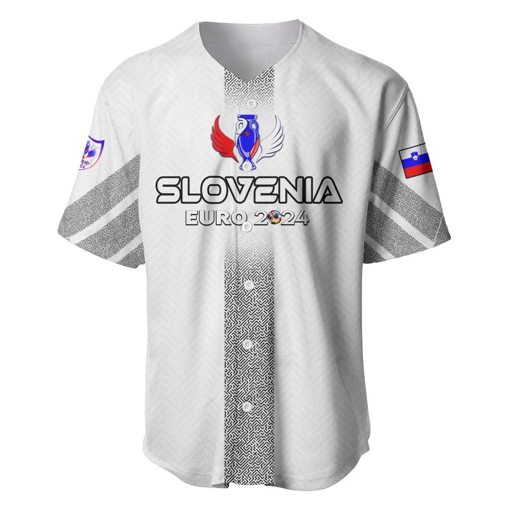 Personalized Slovenia Football 2024 Baseball Jersey Trophy Wing Style - Wonder Print Shop