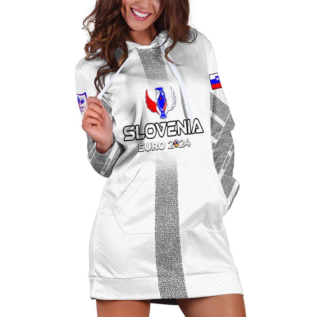 Personalized Slovenia Football 2024 Hoodie Dress Trophy Wing Style - Wonder Print Shop