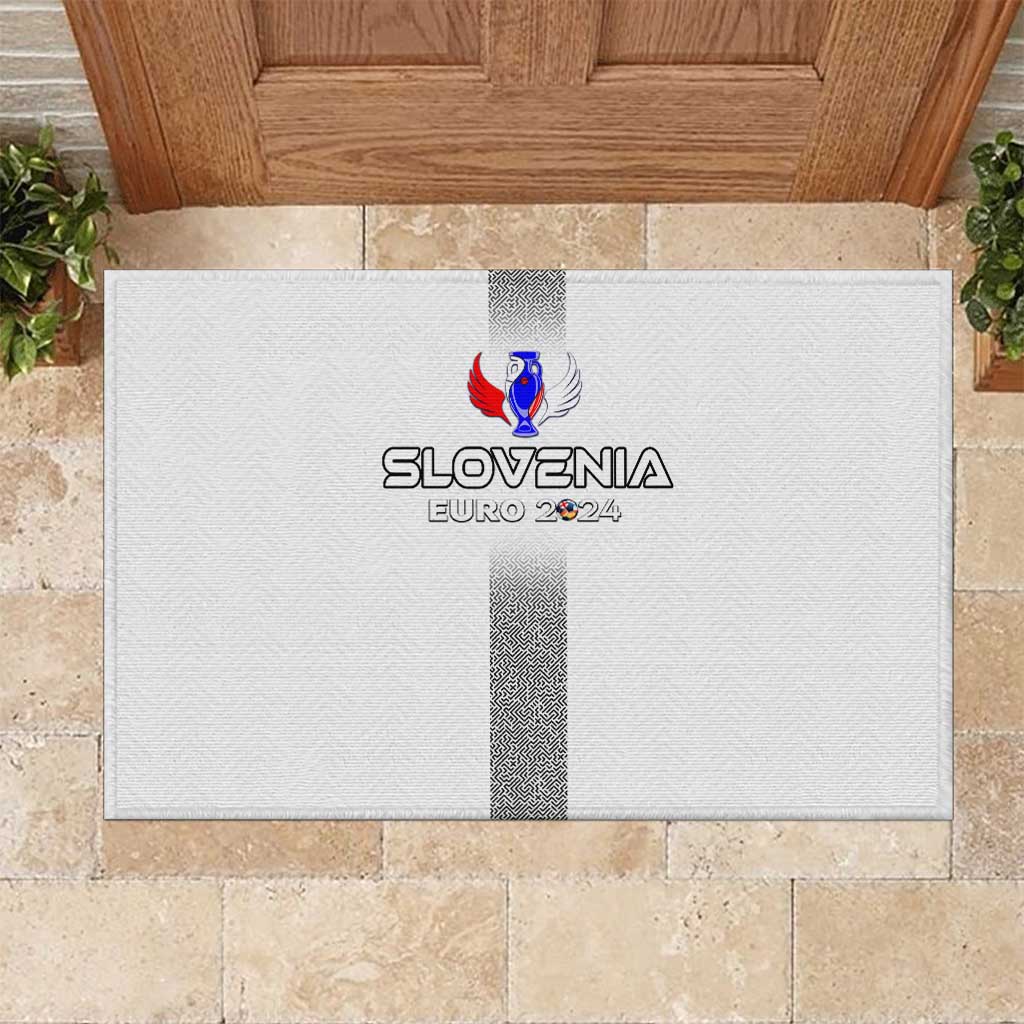 Slovenia Football 2024 Rubber Doormat Trophy Wing Style - Wonder Print Shop