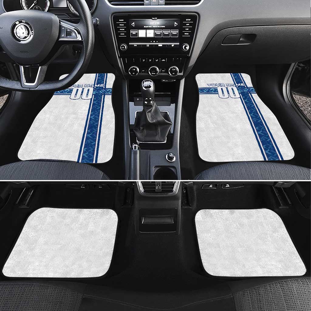 Finland Football 2024 Car Mats Trophy Wing Style - Wonder Print Shop