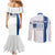 Personalized Finland Football 2024 Couples Matching Mermaid Dress and Long Sleeve Button Shirt Trophy Wing Style