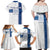 Personalized Finland Football 2024 Family Matching Off Shoulder Maxi Dress and Hawaiian Shirt Trophy Wing Style - Wonder Print Shop