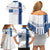 Personalized Finland Football 2024 Family Matching Off Shoulder Short Dress and Hawaiian Shirt Trophy Wing Style - Wonder Print Shop