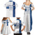 Personalized Finland Football 2024 Family Matching Summer Maxi Dress and Hawaiian Shirt Trophy Wing Style - Wonder Print Shop