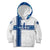 Personalized Finland Football 2024 Kid Hoodie Trophy Wing Style - Wonder Print Shop